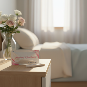 Hochpräziser LH-Ovulationstest-Streifen für Zuhause mit 10-25 mIU/ml Empfindlichkeit und 3-5 Minuten Leszeit - Product Image 1