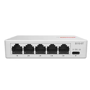 S100-4T1T 5 포트 기가비트 스위치 네트워크 케이블 스플리터 네트워크 스플리터 허브로 교체됩니다.