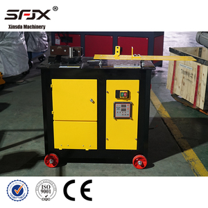 Machine à cintrer les barres d'armature Xinsda Machinery, moteur 3 kW, semi-automatique, contrôlée par PLC, à engrenages, équipement de construction - Product Image 1