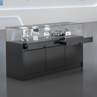 Présentoir à bijoux pour téléphone portable, comptoir en verre pour échantillon oculaire, vitrine de reliques culturelles de musée à main pour une utilisation en magasin