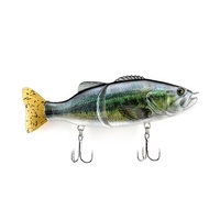 Fabricant de leurres en plastique dur, leurres de pêche, appâts articulés, Swimbait