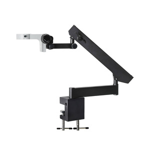Kit de <span class=keywords><strong>Microscope</strong></span> binoculaire stéréo à lentille continue 7X-45X avec support de bras articulé de serrage avec lumière annulaire LED - Product Image 5