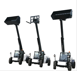 Machines de construction, chariot élévateur télescopique de petite taille 4x4 de style <span class=keywords><strong>Manitou</strong></span> - Product Image 4