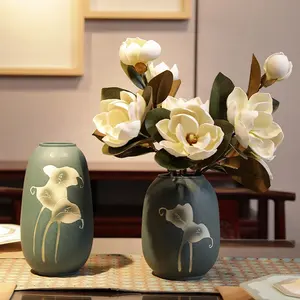 Chinese antique magnolia artificial flower for Living room home decoration