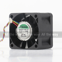 Kipas Pendingin Sunon Baru 5V 24V 48V DC 12V 6.24W AC EC 4028 40X40X28MM 4CM Volume Udara Tinggi Senyap untuk Server Empat-kabel SG402811-000U-S99