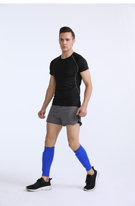 Manchons de sport en nid d'abeille avec logo personnalisé, antidérapants en silicone, rembourrage EVA 10 mm, chauffe-jambes de football, activités de plein air, vente en gros - Product Image 6