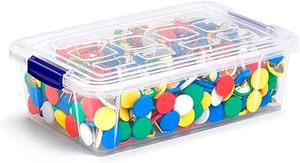 <span class=keywords><strong>Caja</strong></span> de almacenamiento de CA KLIP K3, contenedor de plástico PP moderno para juguetes, libros, ropa, mantas, 182x128x85mm, 36L - Product Image 4