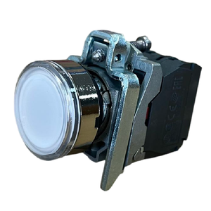 XB4BW31B5 Automatisation industrielle PAC PLC dédié Nouveau Original prêt Stock blanc XB4 LED bouton poussoir lumineux industriel - Product Image 1