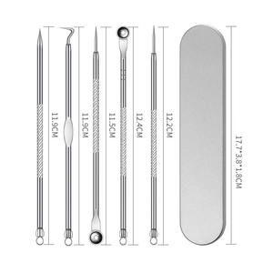Pimple Popper <strong>Tool</strong> Blackhead Remover <strong>Tools</strong> Lancet Needle Kit Professional Facial <strong>Milia</strong> <strong>Removal</strong> Blackhead Extractor <strong>Tool</strong> - Product Image 3