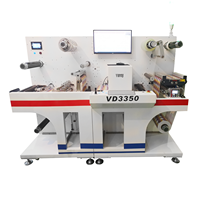 Machine de découpe numérique tout-en-un VOREY VD3350 pour l'élimination des déchets, le laminage et la découpe de labels, avec moteur et 6 têtes