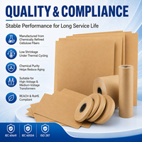 Papier pressé PSP 3005 pour isolation de transformateur en cellulose de classe A 105°C, épaisseur 0,2-1,5 mm, pour fourniture OEM en usine