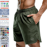 Personnalisé S Spandex Polyester Respirant Fitness Workout Short de course Poche à cordon de serrage Summer Gym Plus Size Jogging Shorts