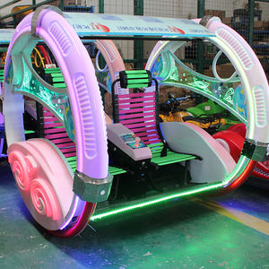 HAOJILE Outdoor Happy Swing Car 360 Rolling Car Niños Adultos Equipo de entretenimiento Centro comercial Parque de atracciones Rotating <span class=keywords><strong>Leswing</strong></span> - Product Image 3