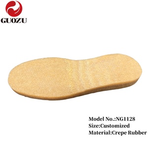 Semelles en caoutchouc antidérapantes durables en crêpe naturel de l'usine chinoise pour bottes et <span class=keywords><strong>chaussures</strong></span> décontractées OEM – Semelles tendance - Product Image 4