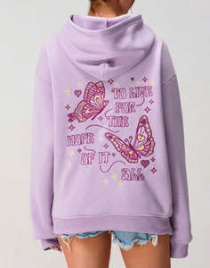 Sudaderas y Hoodies de Moda Urbana Extra Grandes para Mujer, Bordado Personalizado, Estilo Urbano - Product Image 4