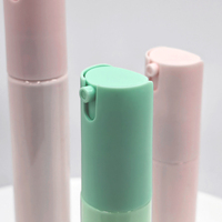 Nouvelle conception, vente en gros, flacon de lotion de 20 ml, 30 ml, 40 ml, couleur macaron vert et rose, flacon vide pour parfums, vaporisateur d'eau en plastique à fine brume