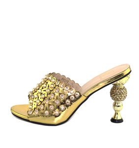 कारखाने की अच्छी गुणवत्ता अफ्रीकी जूते महिलाओं के लिए उच्च ऊँची एड़ी के जूते जोड़े - Product Image 4