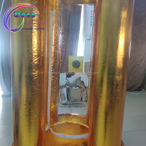 Cabine de jeu gonflable en PVC pour attraper de l'argent avec souffleur d'air pour la promotion d'événements publicitaires - Product Image 2