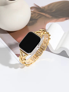 BEST SELLER <span class=keywords><strong>Bracelet</strong></span> de montre connectée tendance pour montres 38-49mm, en acier inoxydable, avec <span class=keywords><strong>boucle</strong></span> à pression, sangle simple rangée, personnalisable - Product Image 5