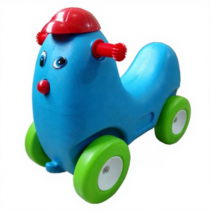Cavallo a Dondolo in Plastica per <span class=keywords><strong>Asilo</strong></span> e Attività all'Aperto, Giocattolo Cavalcabile per Bambini - Product Image 1