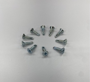 Vis autoperceuse à tête plate Homn Reen 10407F020 C1022 en acier CR3+ finition zinc M4.2 32mm pour toiture - Product Image 4