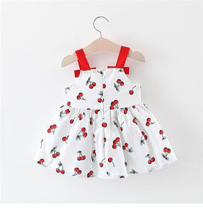 Vestidos de Fiesta para Niñas, Modelo Nuevo, Estilo Pakistaní, Disfraces de Princesa con Diseño de Cerezas y Dibujos Animados - Product Image 3