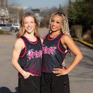 <span class=keywords><strong>Maillot</strong></span> de <span class=keywords><strong>basket</strong></span>-ball personnalisé en mesh respirant, imprimé par sublimation, t-shirt court de cheerleader, vêtements de sport, uniformes - Product Image 2