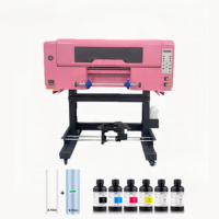 Impresora Plotter Millantech Xp600 de Doble Cabezal, Máquina de Impresión por Transferencia Holográfica UV DTF, Impresora UV DTF para Pegatinas de Cristal en Rollo