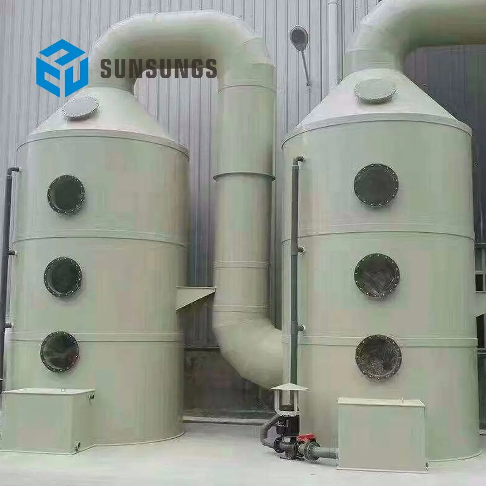 co2 scrubber gas cleaner wet scrubber absorption column