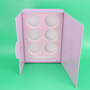 Caja de Papel Magnética Personalizada, Caja de Cartón de Dos Puertas, Cajas de Empaque para Productos de Cuidado de la Piel con Inserto - Product Image 4