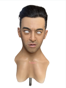 Maschera Realistica in Silicone per Viso Intero, per Feste di Halloween e <span class=keywords><strong>Cosplay</strong></span>, Maschera Ultra Realistica in Silicone per Testa Intera, Copertura Facciale Realistica - Product Image 6