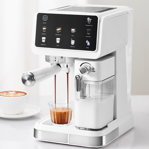 Machine à café semi-automatique compacte pour la maison, 20 bars de pression, mousse à vapeur haute pression, machine à expresso <span class=keywords><strong>italienne</strong></span>, cafetière - Product Image 4