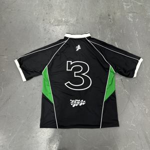 Maillot de football personnalisé en sublimation, design de maillot de football, logo brodé, jersey streetwear oversize - Product Image 2