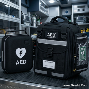 Bolsa de Transporte de Nailon para Desfibrilador de Acceso Público (AED), Bolsa de Almacenamiento para Desfibrilador, Paquete de Transporte para Trauma y Emergencias - Product Image 3
