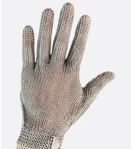 Guante de seguridad de malla metálica flexible de acero inoxidable 304, resistente a cortes, nivel 9 de ANSI/ISEA, de alta resistencia a la tracción - Product Image 3