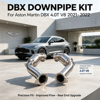 Venta Directa de Fábrica: Sistema de Escape Deportivo de Alta Calidad en Acero Inoxidable SS304 para Aston Martin DBX 4.0T V8 2021-2022, Mejora de Rendimiento