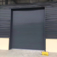 Porte à enroulement en acier robuste, motorisée, sécurisée, galvanisée, sur mesure, OEM, ODM, certifiée CE