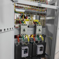 Armoire de distribution d'énergie modulaire haute capacité 800A, personnalisable, pour réseaux industriels, avec appareillage basse tension GGD 440V