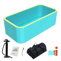 Piscine gonflable en PVC Drop Stitch pour enfants, portable, extérieure, taille personnalisée, logo OEM ODM, vente en gros DWF 4x2m 5x3m 6x3m