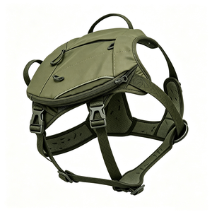 Mochila para Perro con Diseño Reflectante de Malla Cuadrada para Senderismo, Camping y Viajes - Product Image 3