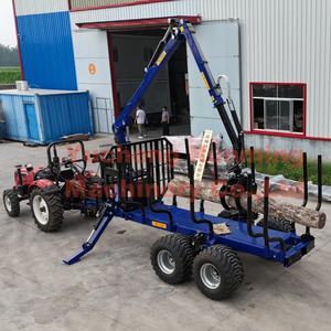 مقطورة حراجية 12 طن من الشركة المصنعة الأصلية مع رافعات TC780 رافعات حرجية خشبية خشبية - Product Image 5