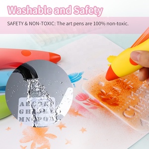 Cadeau promotionnel vente chaude en gros aérographe électrique pulvérisateur lavable <span class=keywords><strong>aquarelle</strong></span> peintures stylos Art et artisanat cadeau <span class=keywords><strong>peinture</strong></span> - Product Image 6
