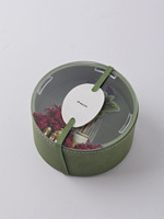 Boîte de parfum transparente, emballage en cuir, boîte cadeau d'aromathérapie, PVC rond vert personnalisé, 20 ml, boîte cosmétique pour soins de la peau