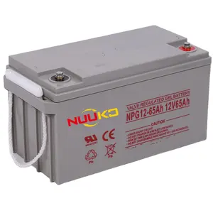 Nuuko nhà sản xuất Gel di động pin 12V 150AH 200AH pin thông số kỹ thuật
