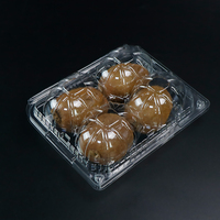 Boîte d'emballage pour kiwi en plastique transparent PET à 4, 6 ou 8 trous, emballage en blister pour kiwi, conteneur en plastique transparent pour fruits frais