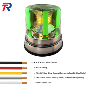 Promotion : Balise d'urgence LED 12-24V universelle, étanche IP65, garantie 1 an, options multicolores pour camions poids lourds et camping-cars - Product Image 3