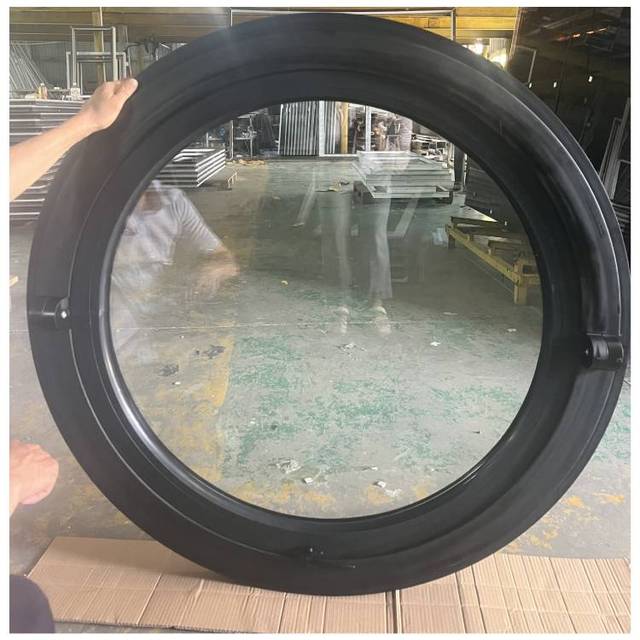 Durable & Cost-Effective 1-Meter Aluminum Opening Round Window with Tempered Glass