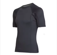 Livraison directe Combat NoGi Mma Perform Compress T-Shirt Hommes Bjj Gi Jiu Jitsu Rashguard à manches courtes personnalisé Vente en gros RashGuard