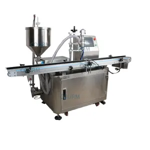 Automatic high viscosity honey edible oil eight treasure porridge cosmetics sesame paste 304 stainless steel filling machine