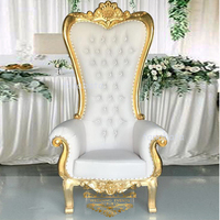 Chaise du trône de fer français, roi Baroque, David, Lion angérique, reine de mariage